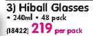 Consol Hiball Glasses-48 Per Pack