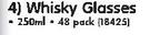 Consol Whisky Glasses-48 Per Pack