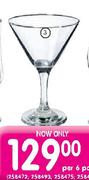 MAnhattan Martinni Glasses-6 Per Pack