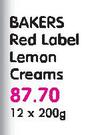 Bakers Red Label Lemon Creams-12x200gm