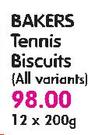Bakers Tennis Biscuits (All Variants)-12x200gm