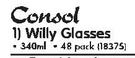 Consol Willy Glasses-340ml 48 Pack