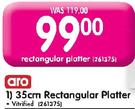 Aro Rectangular Platter-35cm Each