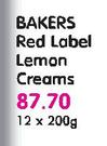 Bakers Red Label Lemon Creams-12 x 200gm