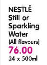 Nestle Still or Sparkling Water(All Flavours)-24 x 500ml