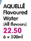 Aquelle Flavoured Water(All Flavours)-6 x 500ml