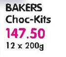 Bakers Choc-Kits-12 x 200gm