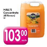 Hall's  Concentrate(All Flavours)-5Ltr