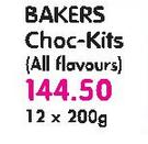 Bakers Choc-Kits(All Flavours)-12X200gm