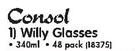 Consol Willy Glasses-Per Pack
