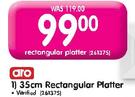 Aro 35cm Rectangular Platter-Each