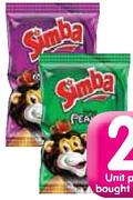 Simba Peanuts Or Peanuts And Raisins(All Flavours)-50gm Each