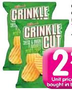 Willards Crinkle Cut Chips(All Flavours)-48x30gm
