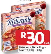 Ristorante Pizza Single-330/390G Each