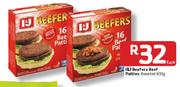 I & J Beefers Beef Patties-800gm Each