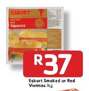 Eskort Red or Smoked Viennas-1kg