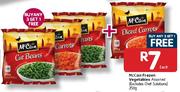 McCain Frozen Vegetables(Excludes Chef Solutions)-3x250gm Each