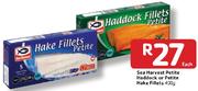 Sea Harvest Petite Haddock Or Petite Hake Fillets-400gm Each