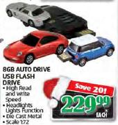 8GB Auto Drive USB Flash Drive-Each