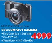 Samsung CSC Compact Camera NX1100+20-50mm Lens