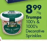 Trumps 100's & 1000's Decorative Sprinkles-75g