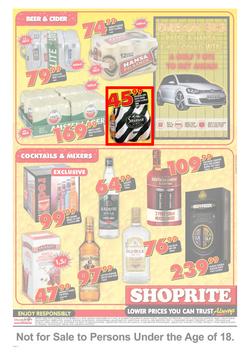 Shoprite Eastern Cape : Liquor Shop (25 Nov - 8 Dec  2013), page 3