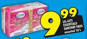 Lil-Lets Essentials Sanitary Pads-16's