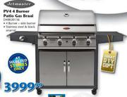 Jetmaster PV4 4 Burner Patio Gas Braai D40020136