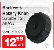 Backrest Rotary Knob VWD.16322-Each