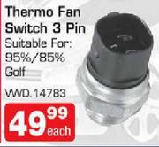 Thermo Fan Switch 3 Pin VWD.14783-Each
