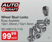 Auto Kraft Wheel Stud Locks FED.WST115/116-Each