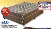 Edblo Destiny 137cm Double Base Set