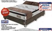 Slumberland Dorset 137cm Pillow Top Double Base Set