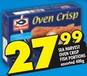 Sea Harvest Oven Crisp Fish Portions-400G