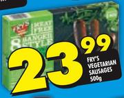 Fry's Vegetarian Sausages-500G