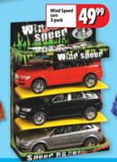 Wind Speed Cars 3-Pack