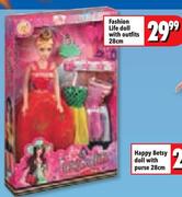 Fashion Life Doll With Outfits 28Cm