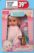 My Angelie Baby Doll Set With Accessories 25Cm