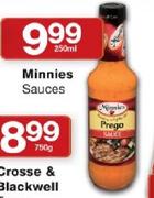 Minnies Sauces-250ml