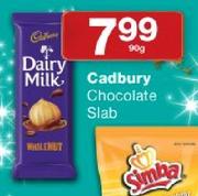 Cadbury Chocolate Slab-90g