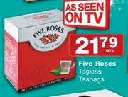 Five Roses Tagless Teabags-100's