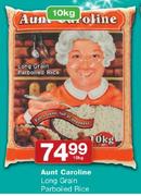 Aunt Caroline Long Grain Parboiled Rice-10Kg