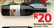 Namaqua Red Wine Assorted-750ml