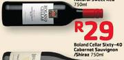 Boland Cellar Sixty-40 Cabernet Sauvignon/Shiraz-750ml