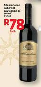 Allesverloren Cabernet Sauvignon Or Shiraz-750ml Each