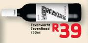 Zevenwacht 7even Rood-750ml