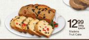Madeira Fruit Cake-350g Each