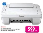 Canon 3-In-1 Colour Inkjet Printer MG2540 