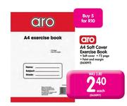 Aro A4 Soft Cover Exercise Book