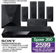 Sony Tuisteaterstelsel DAV-DZ350